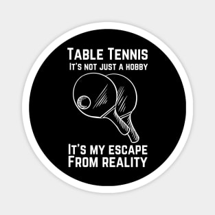 Table Tennis Ping Pong Player Lover Magnet